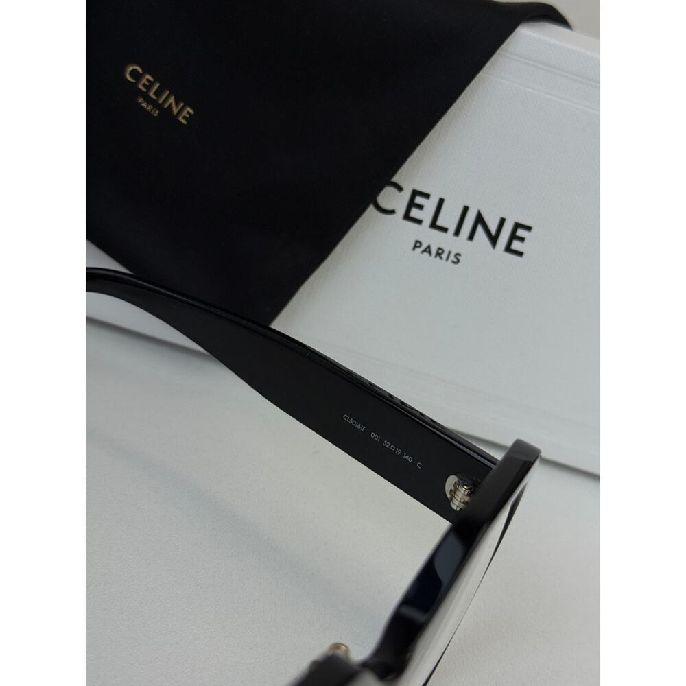 NEW Celine CL50161F Triomphe Eyeglasses Frames Black - Picture 5 of 5